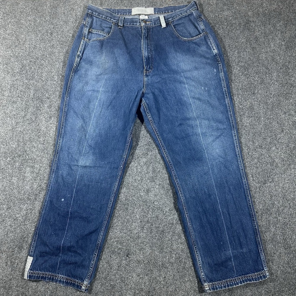 Vintage Air Jordan Jeans Mens Size 40x32 Two3 Blue Straight Denim Casual Comfort
